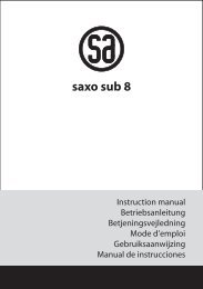 Rel Sub Bass System User Manual Ts